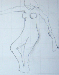 CS Wallace's 'La Danse' - a Work in Progress, 2009.